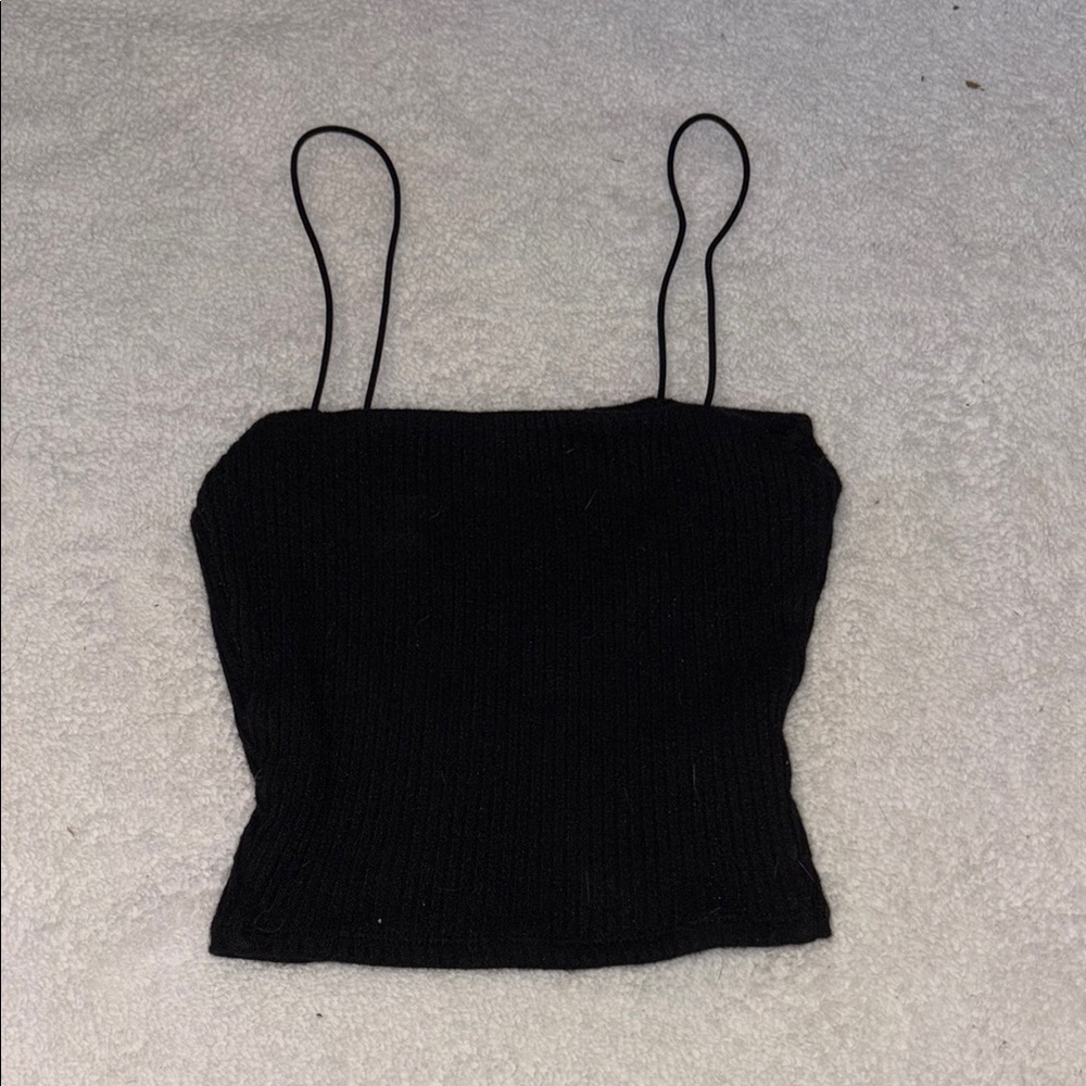 Garage Black Knit Camisole